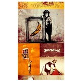  Tapeta - Collage - Banksy 50x1000 | shoptok.hr
