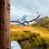 Atelier Del Sofa dekorativna figura bird on the branch 27, 23x45 cm, 1.5 mm, plava Cene