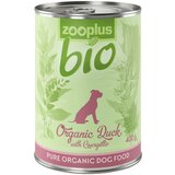 zooplus Varčno pakiranje Bio 12 x 400 g - Bio-raca z bio-sladkim krompirjem (brez žit) Cene