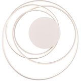 Trio Select bela led stropna svetilka s kovinskim senčnikom nala – | Shoptok.si
