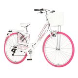 Visitor Bicikl fashion madeline 28" belo roze | ePonuda.com