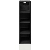vidaXL Kuhinjska baza ormarića Riga Crni hrast 20 x 44,5 x 81,5 cm | shoptok.hr