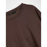 Sinsay Soft touch crewneck majica od trenirke s dodatkom viskoze Slike