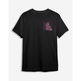 Trendyol Black Far East Printed Regular/Normal Cut T-shirt Cene