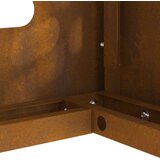 vidaXL Corten jeklo Vremensko odporna jeklo 110 x 50 x 105 cm | Shoptok.si