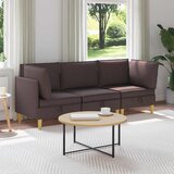  Modularni set sofe sa skladištem 3 pcs Tamno smeđa Tkanina | Eponuda.com