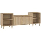 TV ormarić boja hrasta sonome 160x35x55 cm konstruirano drvo | shoptok.hr