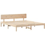  Krevetna konstrukcija Prirodna 180 x 200 cm Čvrsto borovo drvo | Eponuda.ba