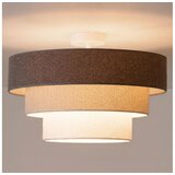Brilagi plafonski luster luneta 1xE27/60W/230V ø 40 cm siva/krem/bela | Eponuda.com