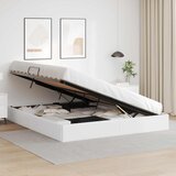  Otomanski krevet Čista bijela 180 x 200 cm Lažna koža | shoptok.hr
