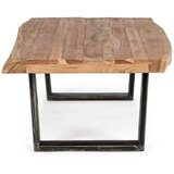 BIZZOTTO Crni/u prirodnoj boji stolić za kavu s pločom stola od bagrema 70x120 cm Elmer – | shoptok.hr