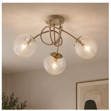Brilagi Nadgradni luster STELLA 3xE27/60W/230V bež/zlatna Cene