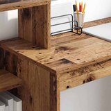  Stol s policom Staro drvo 100 x 40 x 90 cm Konstruirano drvo | shoptok.hr