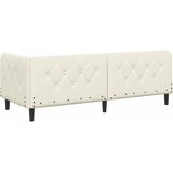  Kutni okvir kreveta Krema 80 x 200 cm Baršun | shoptok.hr