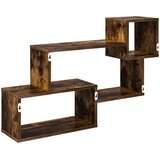  Lebdeća polica Zidna montaža Smeđa 87 x 20 x 55 cm | Eponuda.com