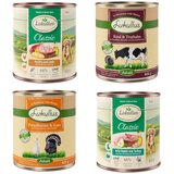  Ekonomično pakiranje Lukullus 24 x 800 g - Perad i janjetina, divlji zec i puretina, pureća srca i guska, govedina i puretina | shoptok.hr