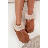 Boto Women's Snow Boots On Platform With Fur Camel Calyra | Shoptok.si