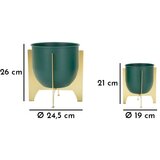 Mauro Ferretti Metalne navlake za tegle u kompletu 2 kom ø 24 cm Grent Shet – | shoptok.hr