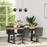 Maison Chic Jedilni stoli - Vzorci stoli 4 kosi črno umetno usnje A724, (22032105) | Shoptok.si