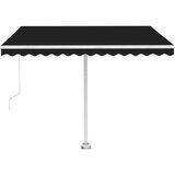  Samostojeća tenda na ručno uvlačenje 300 x 250 cm antracit | shoptok.hr