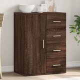 vidaXL Komoda rjavi hrast 59x39x80 cm inženirski les | Shoptok.si