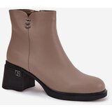 VINCEZA Leather Insulated Women's Ankle Boots on Block | Shoptok.si