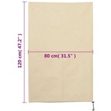  Prevleka za rastline iz flisa z vrvico 12 kosi 70 g/m² 0,8x1,2m | Shoptok.si