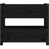  Sadilica crna 77x25x66 cm od masivne borovine | shoptok.hr