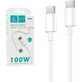 Kedo USB kabel USB-C na USB-C, 2 m, 3.6A, 100W, PD, beli, (5000350370) Cene