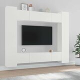  8-dijelni set TV ormarića bijeliod konstruiranog drva Cijene