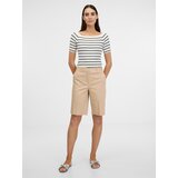 Orsay Cream women's T-shirt with three-quarter sleeves - Women's | ePonuda.com