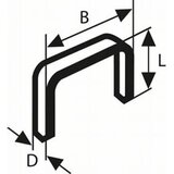 Bosch spajalica od pljosnate žice tip 51 2609200200, 10 x 1 x 6 mm | Eponuda.com