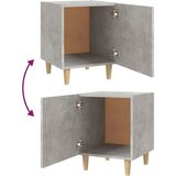  Nočna omarica betonsko siva konstruiran les, (20730181) | Shoptok.si