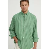 Les Deux Bombažna srajca moška, zelena barva, LDM410184
