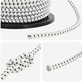  Bungee užadi 8 mm Crna i bijela PP i guma | shoptok.hr