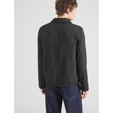 Calvin Klein Prehodna jakna 'Seersucker' črna | Shoptok.si