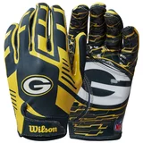 Wilson Green Bay Packers Stretch Fit Receivers Youth otroške rokavice