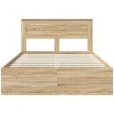  Konstrukcija postelje z vzmetnico Sonoma hrast 150 x 200 cm, (5000103946) | Shoptok.si