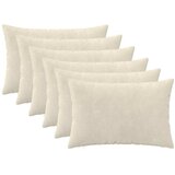  Jastuk s jastukom HEERLEN 6 kom. Krem Mikrofibra Flis - Krem 30 x 50 cm 6 | shoptok.hr