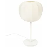 White Label Bela namizna svetilka s tekstilnim senčnikom (višina 42 cm) –