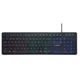  Tastatura GEMBIRD, KB-UML-02 Rainbow backlight multimedia keyboard, USB, USA layout Cijene