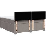  Krevet s oprugama i madracem smeđesivi 180x200 cm tkanina | shoptok.hr