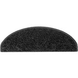  Prostirke za stepenice 10 kom 65x21x4 cm Crne poluokrugle velike | shoptok.hr