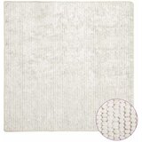  Tepih Krem 100 x 100 cm 100% poliester 3 mm Mogu se prati | shoptok.hr