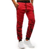 DStreet Spodnie dresowe męskie czerwone | Shoptok.si