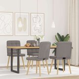 vidaXL Blagovaonske stolice od tkanine 4 kom smeđesive | shoptok.hr