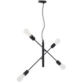  Stropna svetilka z žarnicami 2 W črna E27, (20618378) | Shoptok.si