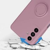 Onasi silikonski ovitek liquid ring za samsung galaxy A53 - vijola | Shoptok.si