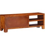 vidaXL TV ormarić Višebojni 110x30x40 puno drvo bagrem | shoptok.hr