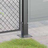 vidaXL Postolja za stupove kvadratna 4 kom čelik presvučen prahom | shoptok.hr